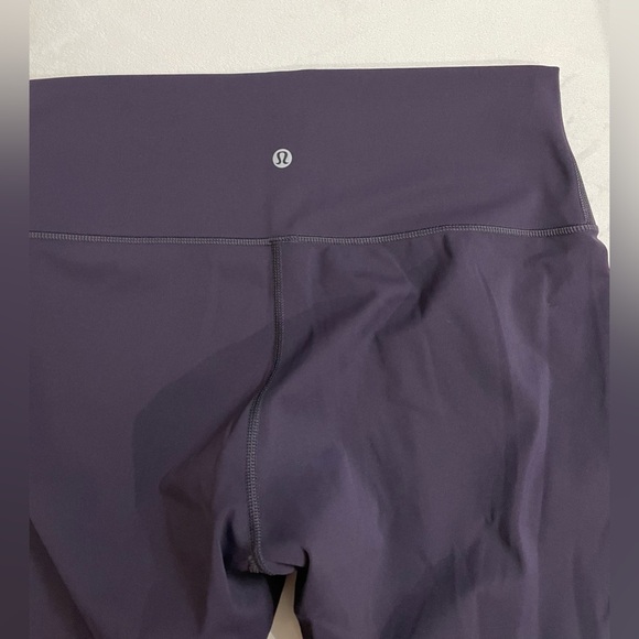 Lululemon Wunder Under High Rise Crop Leggings Purple Size 10 - Picture 8 of 9